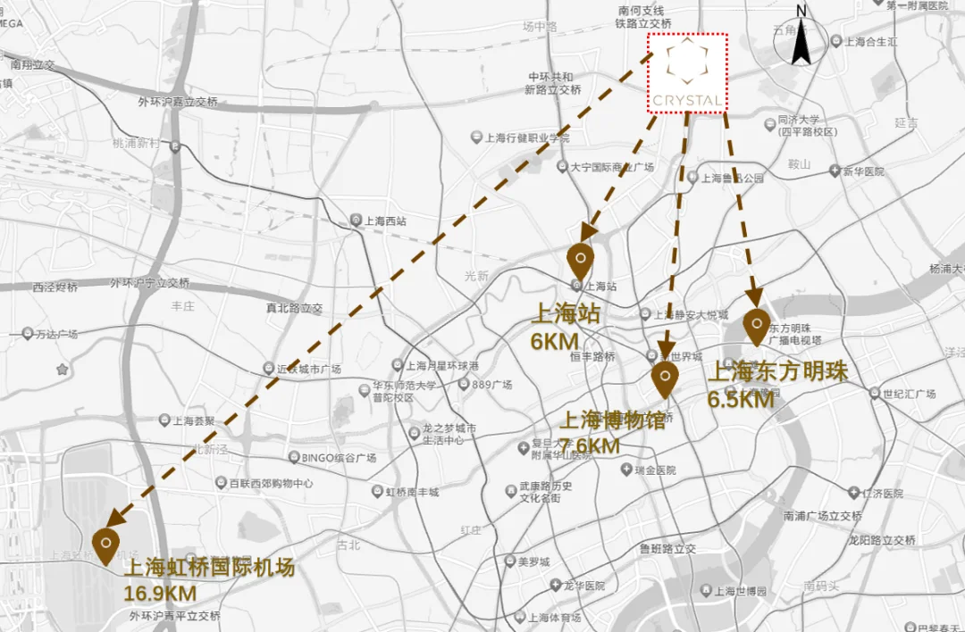 上海虹口江湾镇地铁站桔子水晶酒店